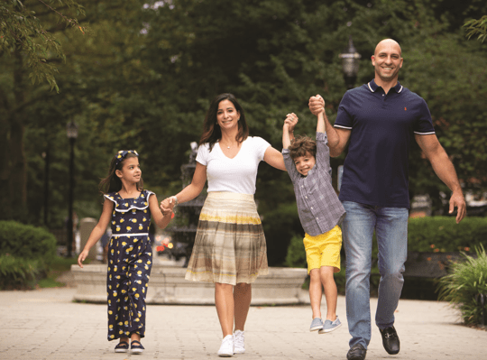 Russell C. Langan, MD, FCS and his family have chosen to live and raise their family in Jersey City.